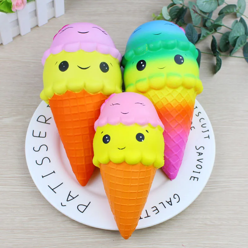 Buy Squishy slow rising ice cream Jumbo PU icecream Squishy icecream Cute
