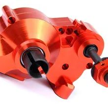 CNC сверхмощный металлический полный diff коробка передач дифференциальная коробка передач подходит 1/5 hpi baja 5b км rovan оранжевый серебристый цвет выбрать