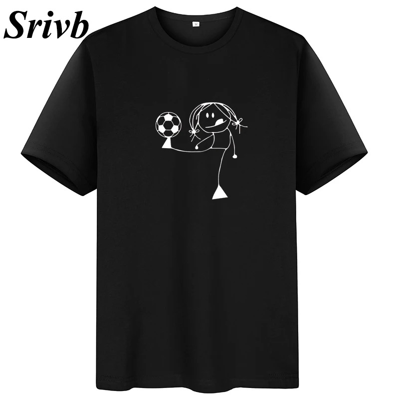 Женские топы с коротким рукавом Srivb Забавные футболки принтом Kawaii большие