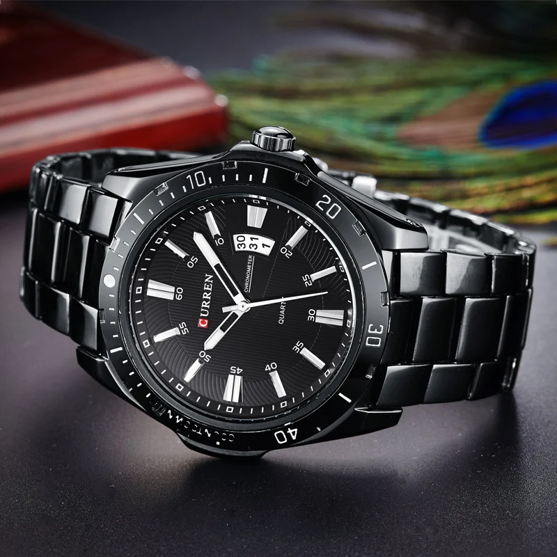 Relojes Hombre 2018 CURREN Мужские часы Лидирующий бренд Роскошные наручные кварцевые Relogio