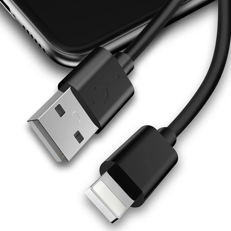 ROCK мобильный телефон USB кабели для iPhone 2.4A кабель для быстрой зарядки для iPhone зарядное устройство кабель синхронизации данных для iPhone X iPad Mini еще