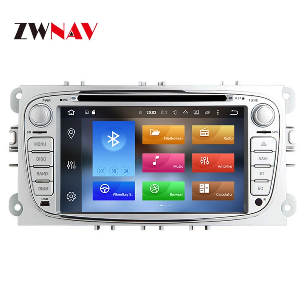 Sale Android 8 4+32GB Car GPS Navigation DVD Player Radio ISP Screen For Ford Focus 2004-2011 FORD MONDEO FOCUS S-MAX Kuga Galax MK3 2