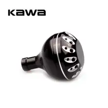 Kawa carretel de pesca lidar com botão diâmetro 30mm para fiação roda de metal usinado de pesca rocker knob para shimano e daiwa molinete(China)