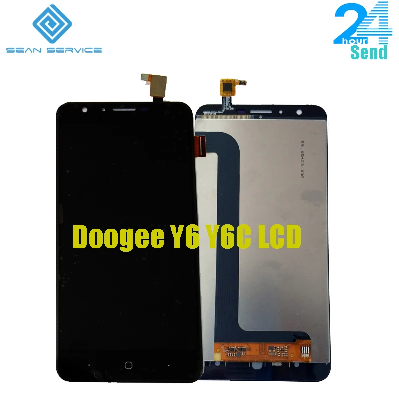 Дешево Для DOOGEE Y6 Y6C ЖК дисплей + TP кодирующий преобразователь сенсорного экрана в сборе + инструменты 5,5