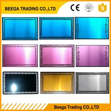 0,22 мм супер толщина 100 шт Сублимация металлическая Именная Карта, печать прозрачные визитки использовать сублимационные чернила и бумага