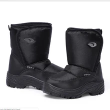 Новые модные женские ботинки водонепроницаемые Зимние ботильоны зимняя рабочая обувь сохраняющая тепло обувь унисекс на меху Уличная обувь из плюша sy379