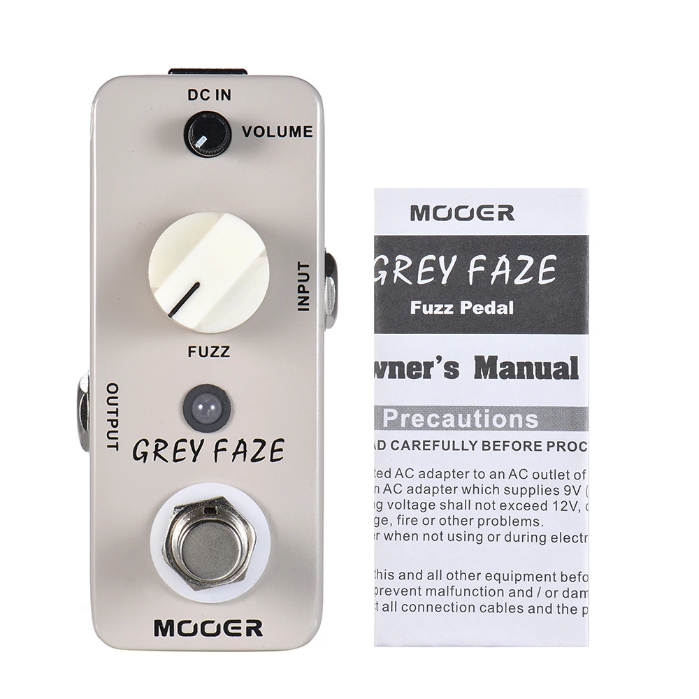 Горячая продажа MOOER серый FAZE Fuzz гитарный эффект педаль настоящий обход