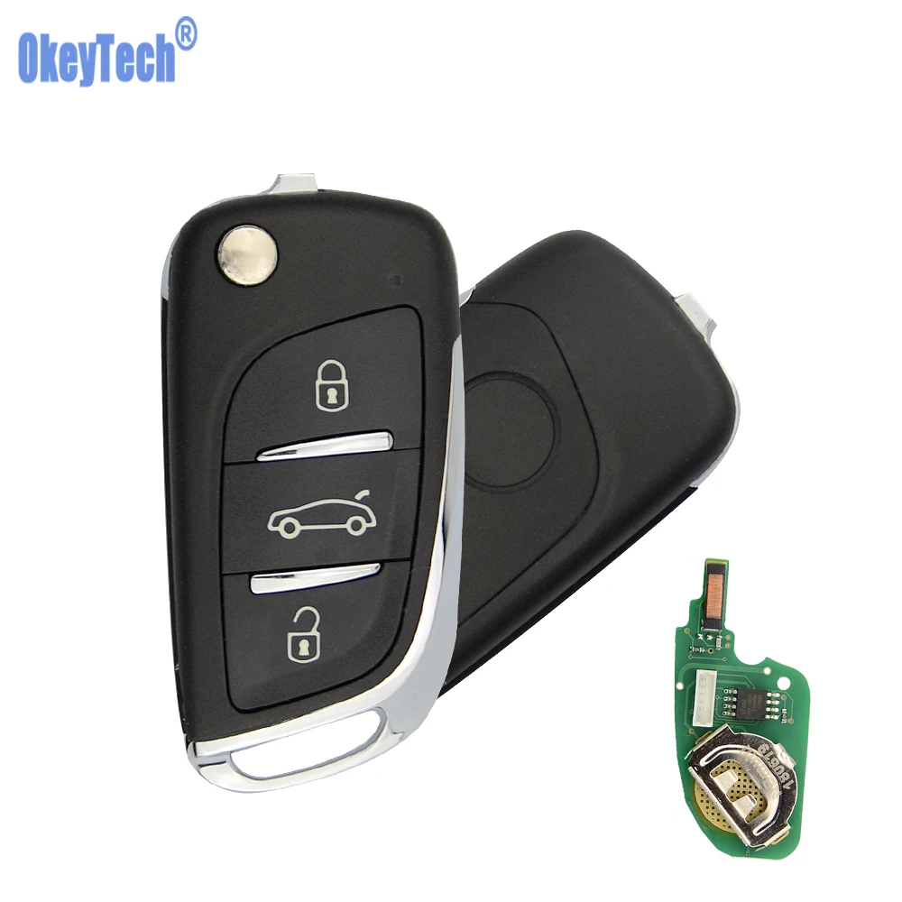 

OkeyTech 3 Button B16 Universal Remote Control Key B-Series for KD900 KD900+ KD200 KD-X2 URG200 Smart Control KD Remote Car Key