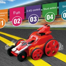 2,4 г Мини RC восхождение трюк дистанционное управление автомобиля игрушка 360 градусов вращения со светодио дный подсветкой акробатика