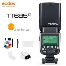 Вспышка для камеры Godox Thinklite ttl TT685N высокоскоростная 1/8000s GN60 для камеры Nikon s I-ttl II Autoflash(TT685N