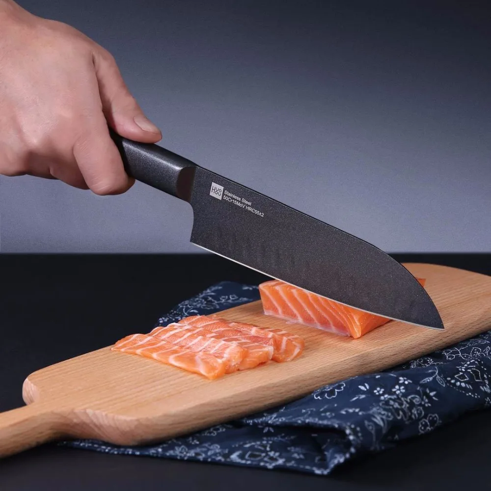 4 шт. кухонный нож Xiaomi Huohou Nano-ceramic ножи Набор для готовки 4 6 8 дюймов печи тонкие наборы для семейной кухни