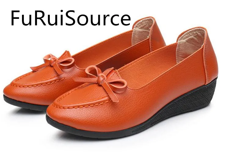 Spring, summer, autumn women's shoes work shoes comfortable wedges FuRuiSource-in Women's Pumps 