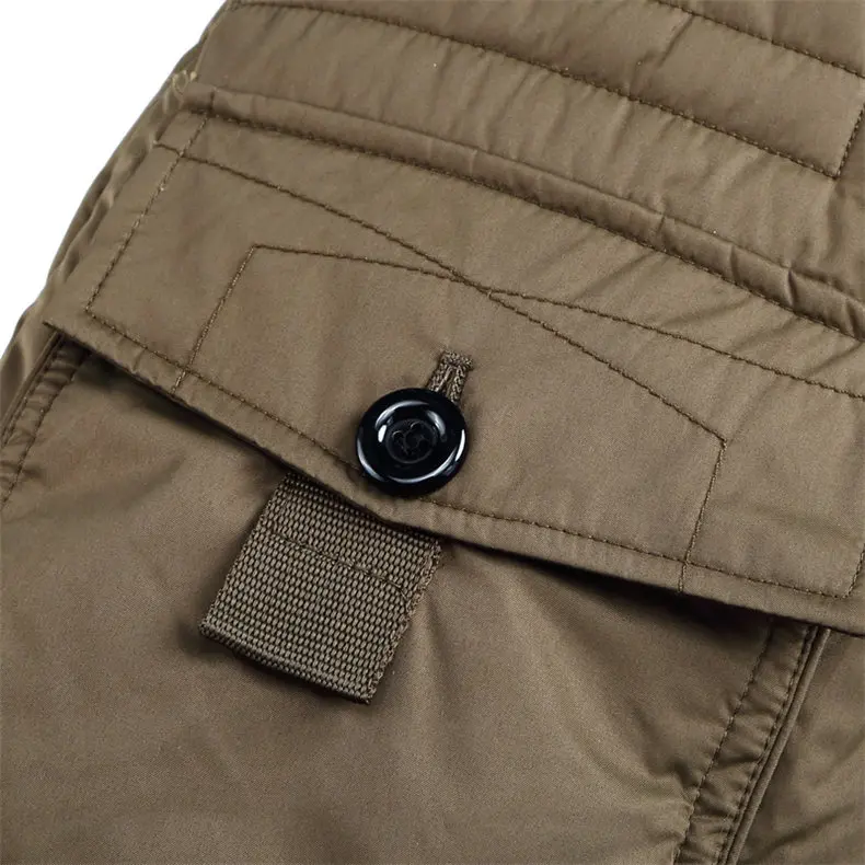 MuLS Winter Warm Fleece Men Jackets Wind Resistant Autumn Thick Fur Trim Hooded Jacket Coats Mens Cotton Padded 2019 New -20 'C 17