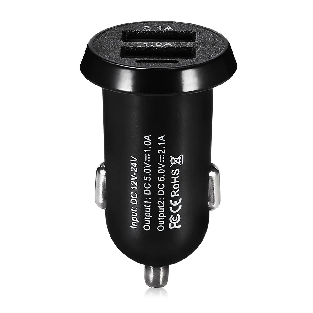 12V ~ 24V DC автомобильный Грузовик Авто двойной 2 Порт USB мини зарядное устройство