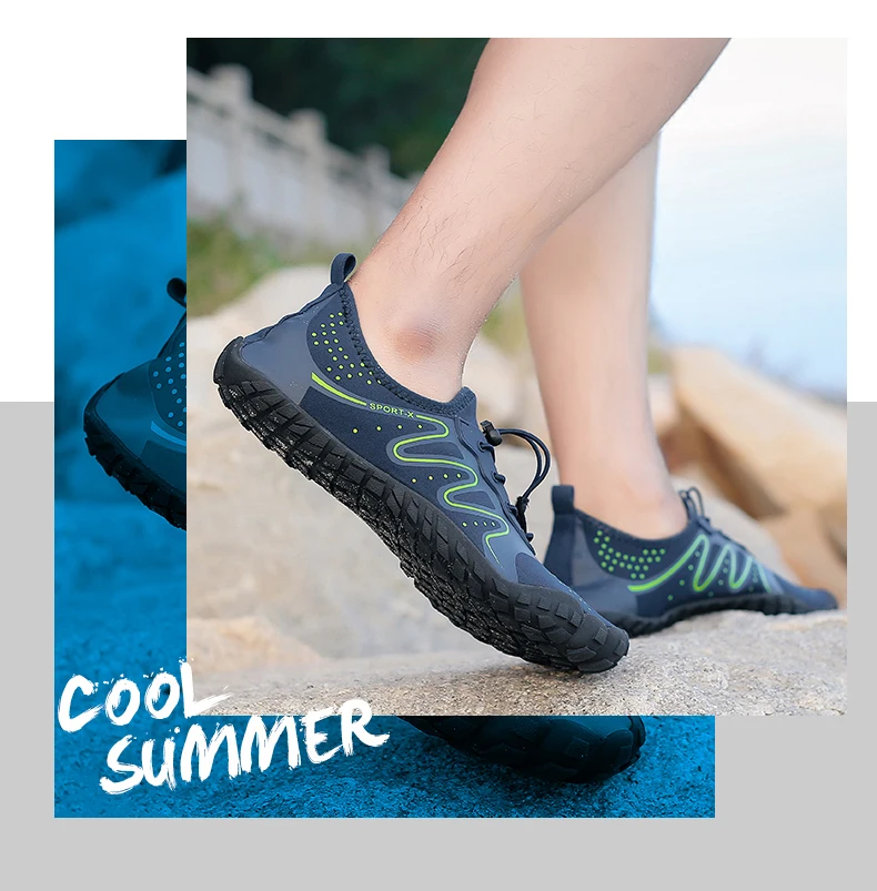 JACKSHIBO/кроссовки для мужчин обувь для воды летние уличная акваобувь пляжные дышащие босиком Рыбалка одежда заплыва спортивная обувь