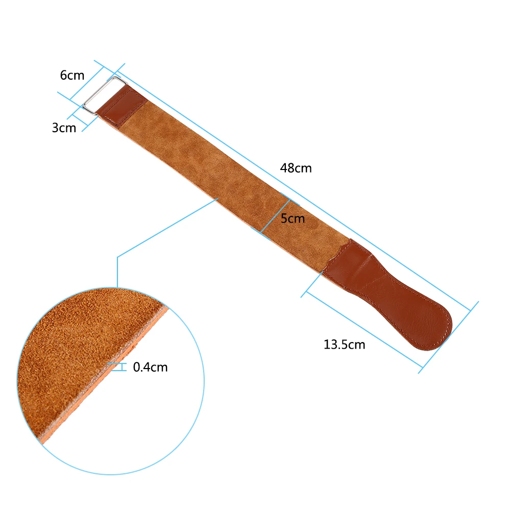 Новинка, мужская прочная коровья кожа, ручная бритва, прямой нож для бритья, точильный ремень, ремень, Парикмахерская бритва, мужские инструменты для бритья