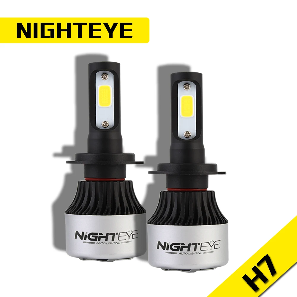 Nighteye 9000LM 6500K H4 H7 H11 72W фары для автомобилей COB светодиодный лампы Canbus Ошибка