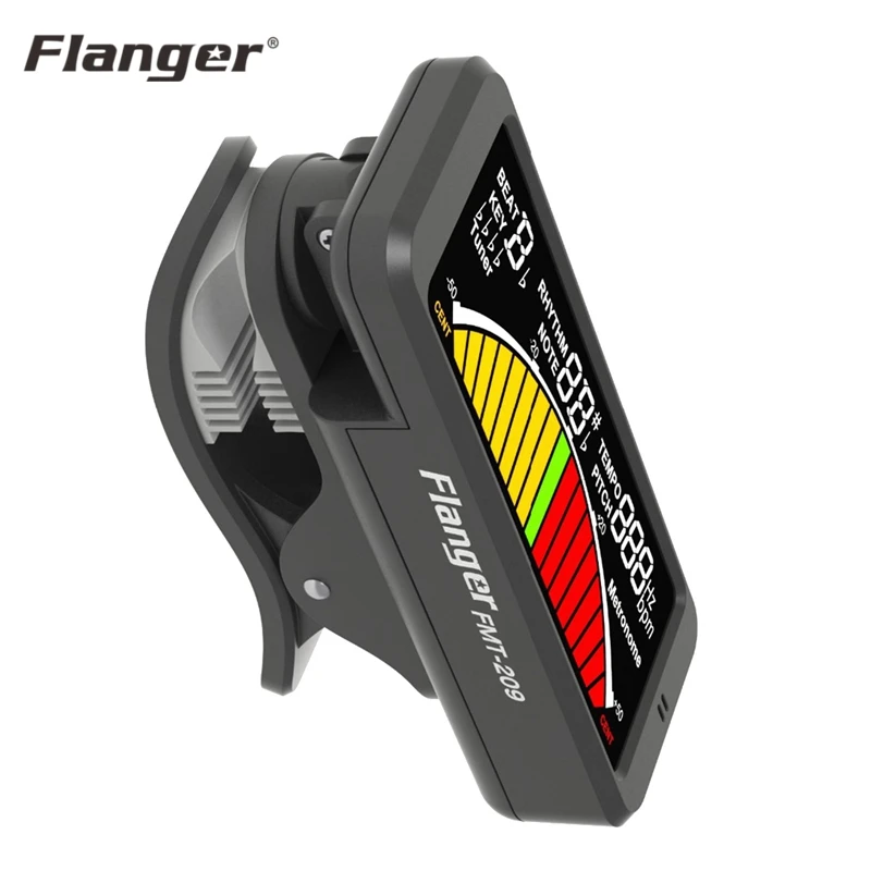 Flanger FMT 209 тюнеры для гитары с клипсой 3 в 1 метроном тюнер + тональный генератор