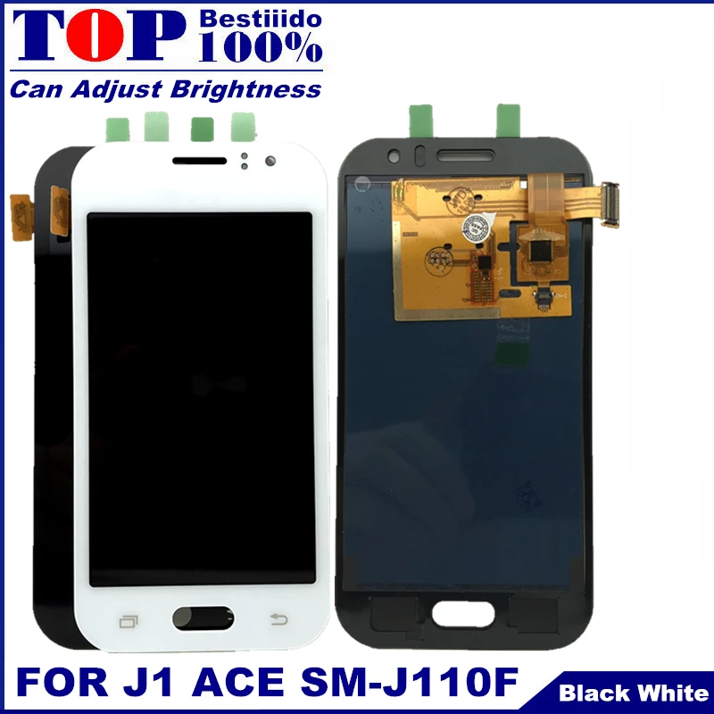 

Can Adjust Brightness LCD For Samsung Galaxy J1 Ace J110 SM-J110F J110H LCD Display Touch Screen Digitizer Assembly Replacement