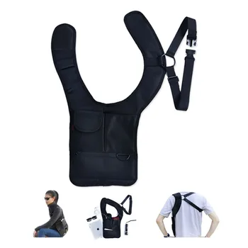 

Nylon Multi-purpose Hidden Holster Shoulder Bag Outdoor Sport Storage Bag For Passport coin key pen phone ipad organization