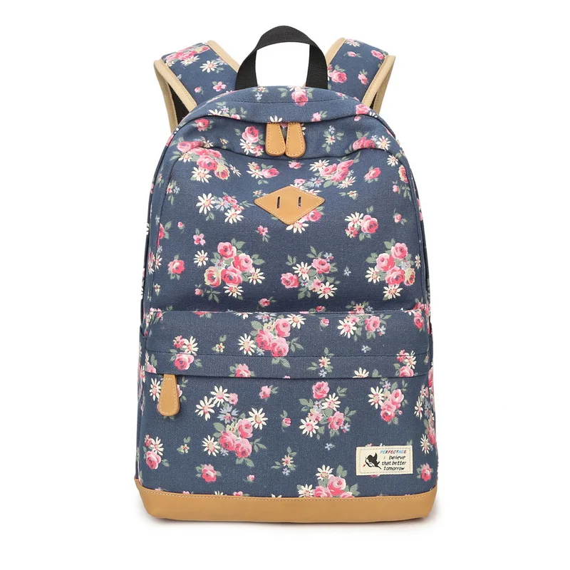 

NIBESSER Teenagers Girls Computer Travel Small Daisies Women Backpacks Canvas Backpack For School Middle School Backpack Girl
