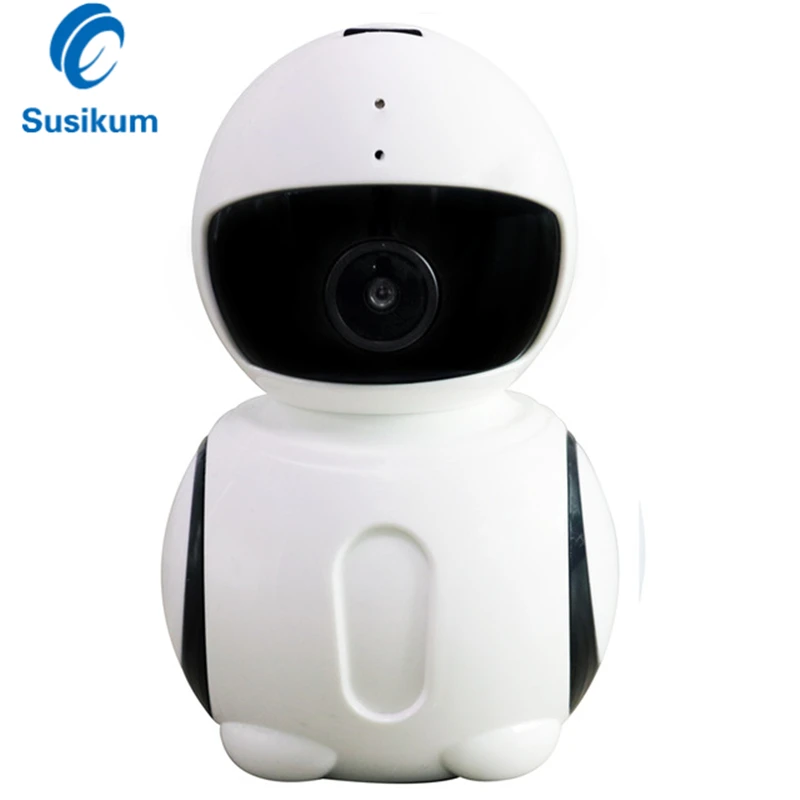 

2MP Home Security Robot IP WIFI Camera 1.56mm Lens 180 Degree View Fisheye Wireless CCTV Camera Support Two Ways Audio