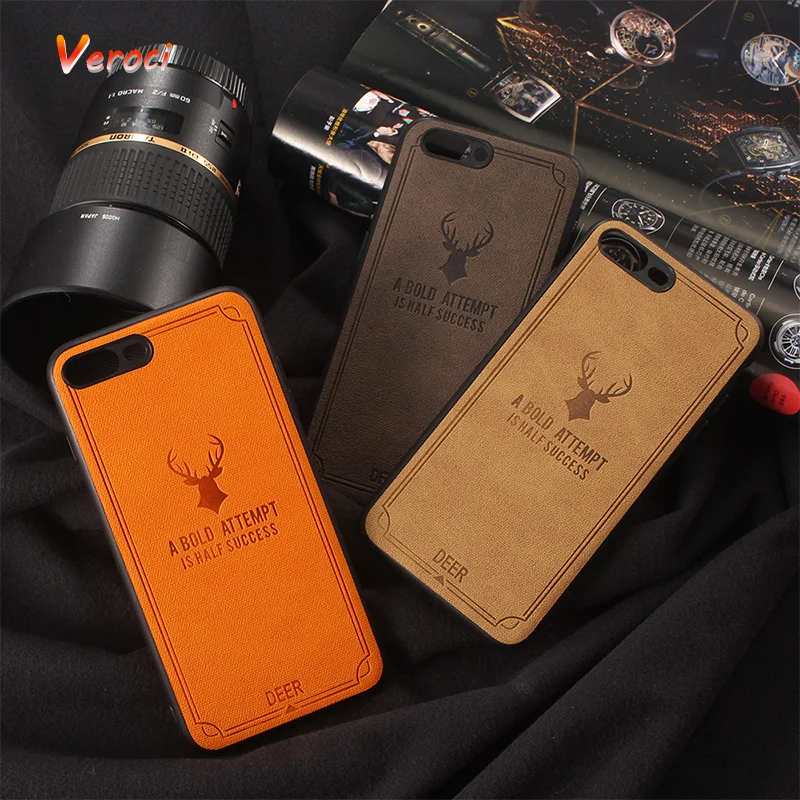 

for OPPO R9 R9S R11 R11S Plus R15 R17 A3S A5 for VIVO X9 X9S X20 Plus X21 i NEX A S V9 Shockproof PU Leather Deer Case Cover