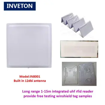 

Contactless Long Distance 12m integrated UHF RFID antenna Reader with RS232/WG for vehicle/personal access control management