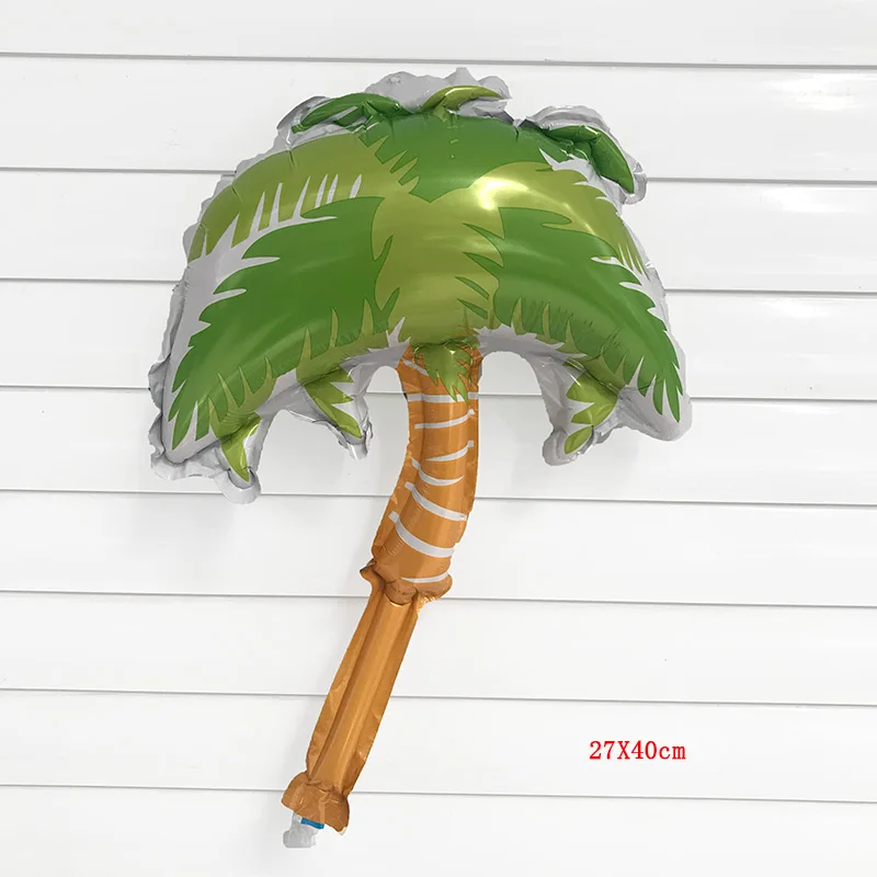

1PC Mini 27*40cm coconut tree balloon Foil air Balloons happy birthday party decorations kids toy Supplies