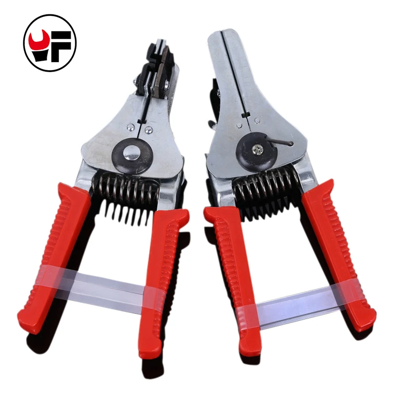

Heavy Automatic Flat Nose Wire Plastic Handle Automatic Cable Wire Stripper Crimping Plier Flat Wire Cutter DAH008