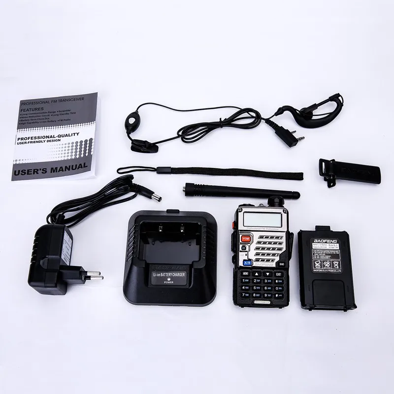 BaoFeng UV-5RE 8 Вт двухканальные рации 10 км long range высокое мощность ручной 1800 мАч батарея cb HAM обновления UV 5RE портативный радио