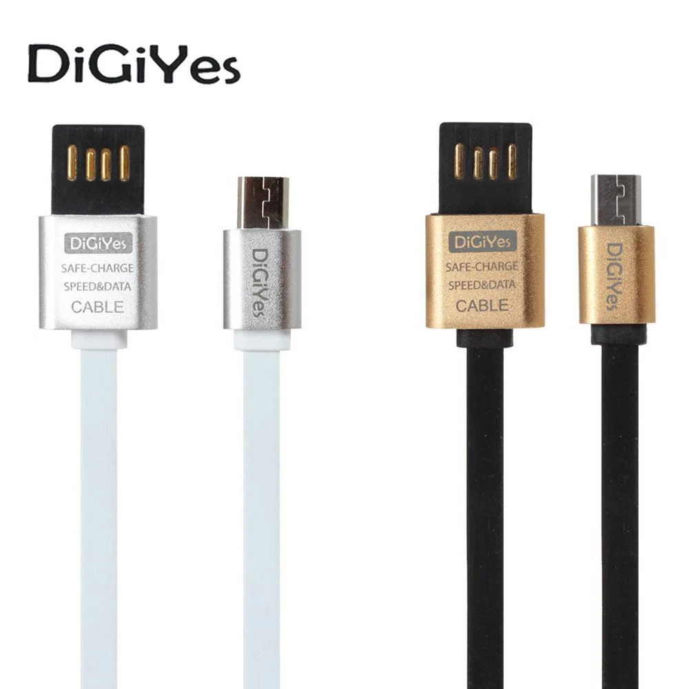 2pcs! DiGiYes 1M / 3Ft Micro USB Cable Double Sided Reversible USB 2.0