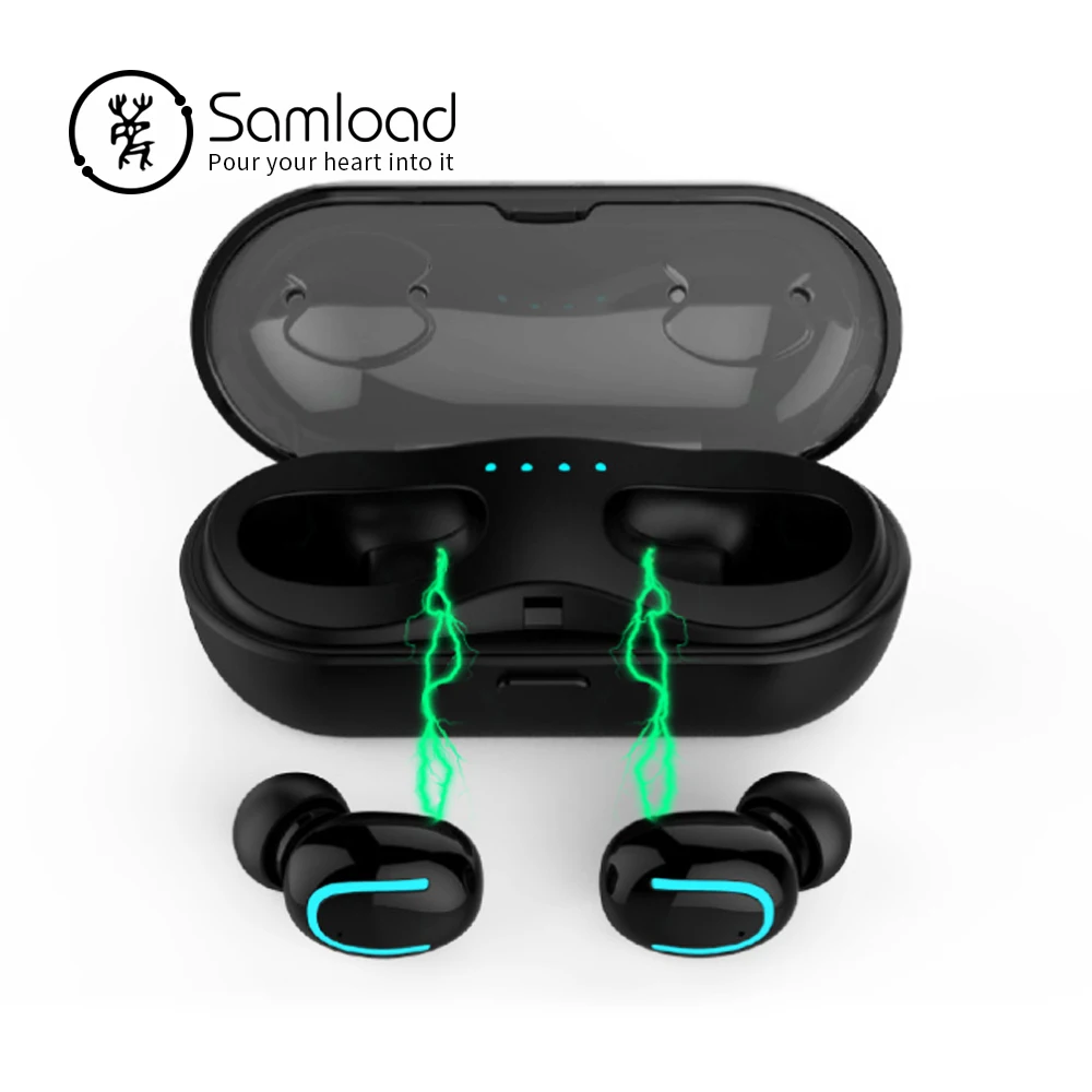 Samload Fitness Bluetooth Earphone 5.0 Wireless Headset with Charging Box in ear Stereo Earbuds For Apple iPhone 6 7 8 Xs Xiaomi Samload Fitness Bluetooth Earphone 5.0 Wireless Headset with Charging Box in ear Stereo Earbuds For Apple iPhone 6 7 8 Xs Xiaomi