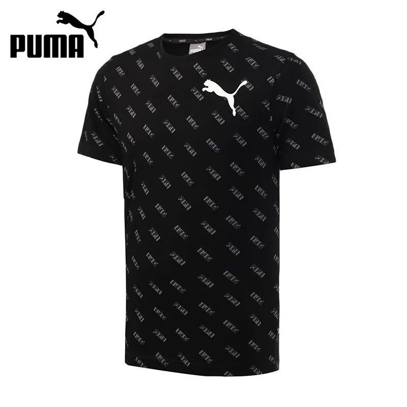 Новое поступление, оригинальные летние мужские футболки с логотипом Пума AOP, спортивная одежда с коротким рукавом