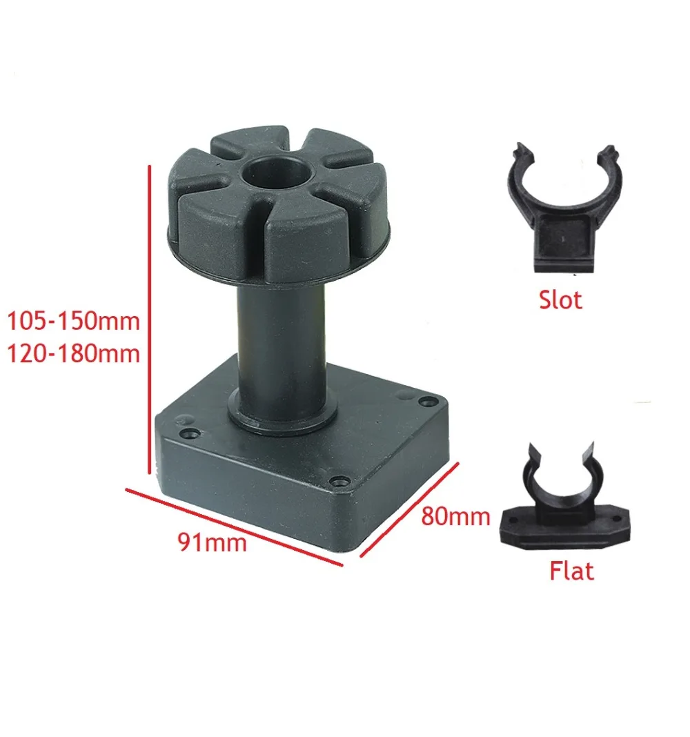 4 шт./лот Premintehdw регулируемая пластиковая ножка шкафа кухонный нивелир Выравнивающий ножки плинтус кухонный Toekick слот плоский зажим