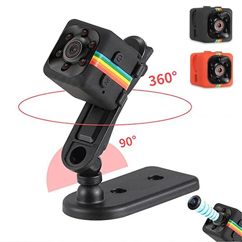 COOLJIER HD 1080P Mini Camera SQ11 Sport DV Infrared Night Vision Monitor Concealed small Camera Car DVR Recorder Camcorder