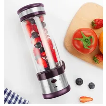 Фруктовая соковыжималка маленькая электрическая офисная мини-кухня 4 пропеллер молочный встряхиватель соевое молоко 350 мл перезаряжаемый портативный