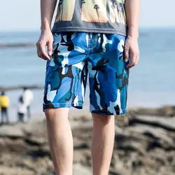 2017 мужские Новое поступление Fast Dry летние Пляжные Шорты Большой Размеры камуфляж досуг мужской beachshort человек свободные Рубашки домашние K103