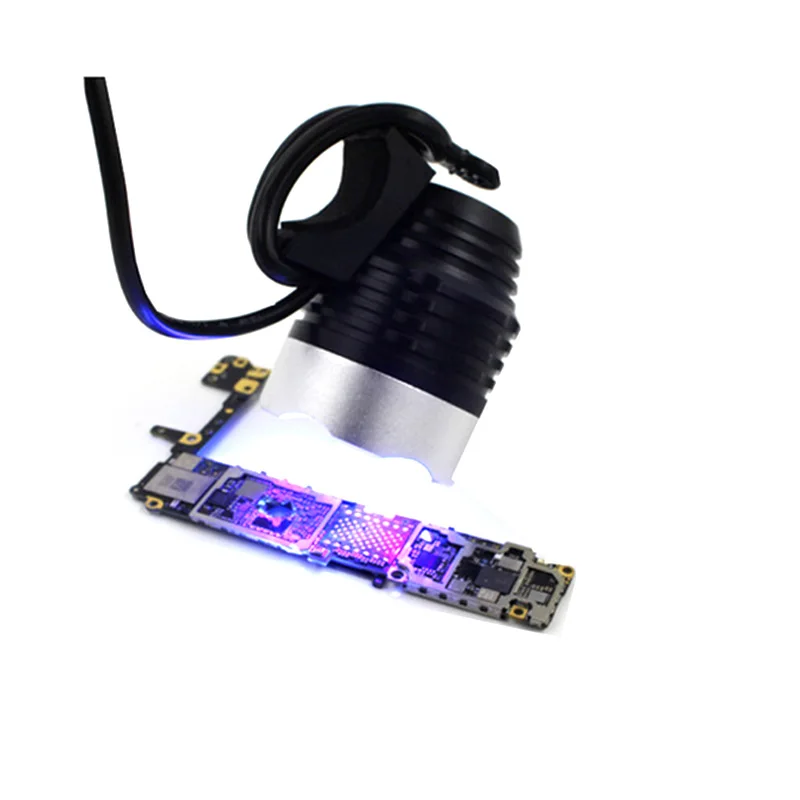 

6W USB UV Glue Curing Lamp LED Ultraviolet Green Oil Curing Adjust Purple Light for Mobile Phone Motherboard PCB Repair Tools