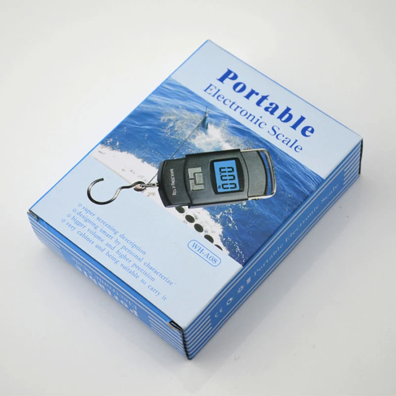 50 кг/110LB 10g Электронный Портативный цифровые весы с висящим крючком Рыбалка Путешествия Чемодан Вес весы для багажа весы безмен