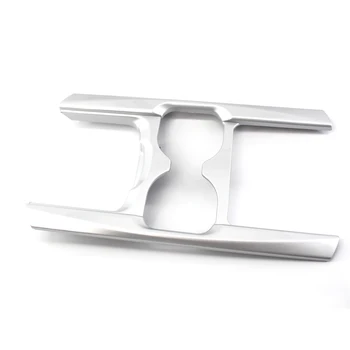 

1X Silver Chrome Front Drink Water Cup Holder Frame Trim Cover ABS Plastic for Honda CRV CR-V 17 2018