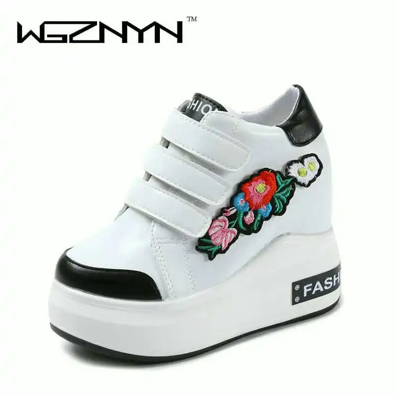 platform flower shoes