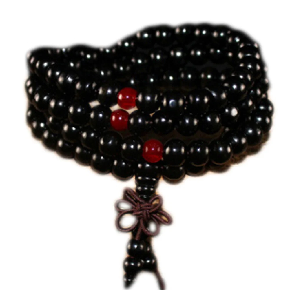 

5 Color ! 108 *0.8cm Prayer Beads Buddhist Buddha Bracelet Necklace Wooden Bangle Jewelry for men /women jewelry
