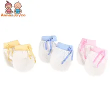 3 пар/лот милые детские Мягкий хлопок для новорожденных, младенцев, Анти-Царапины, перекладина для митенки, перчатки