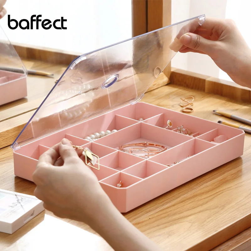 

18 grids Transparent Jewelry Storage Box Ring Earring Drug Pill Beads Portable Plastic Organizer Box Case Craft Beads Container