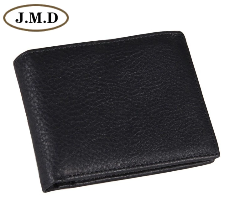 

8054C Hot Sell Fashion Genuine Leather Black Men's Wallet Clutch Bag