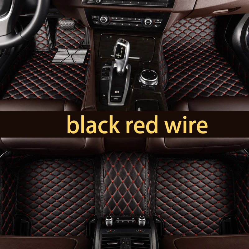 lsrtw2017 leather car floor mats for BMW 4 Series F32 F33 F36 accessories rug carpet auto