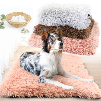 

Soft Pet Dog Bed Mat Winter Warm Dog House Cat Kennel Puppy Pet Sleeping Blanket Bed For Small Medium Large Dogs Cama Perro S-XL