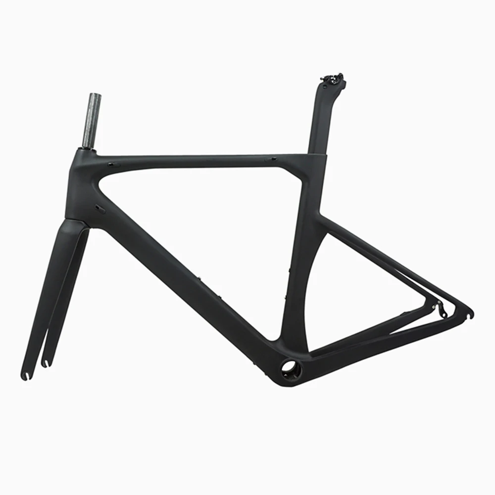 Sale LEADNOVO Carbon Road Bike Frame V brakes Di2 Mechanical UD black carbon fibre road cycling race bicycle frameset taiwan bike 2