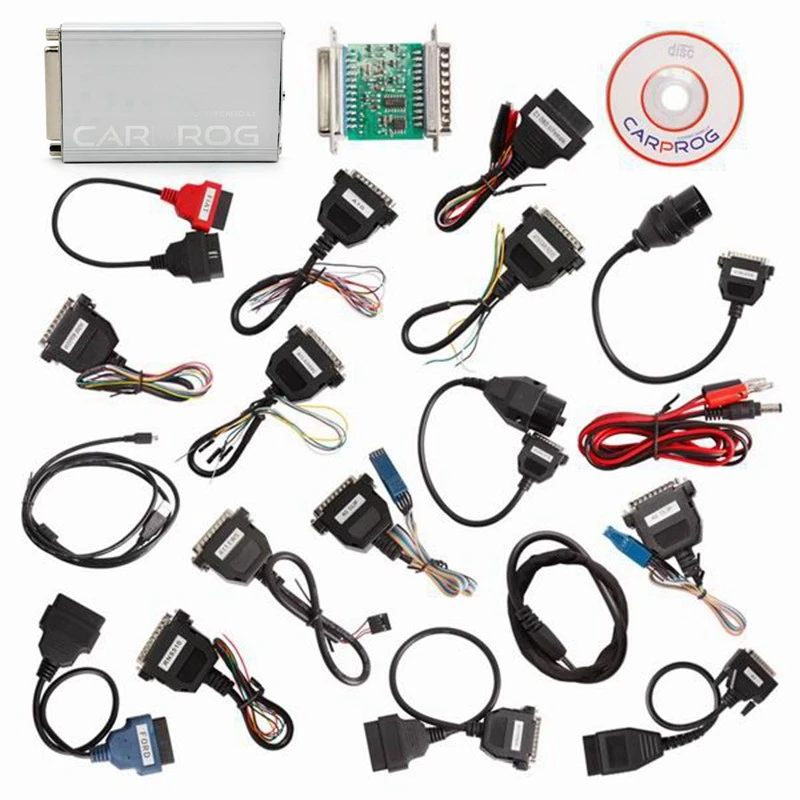 CARPROG V10.93 Carprog V8.21 автомобильный прог ECU чип тюнинговый инструмент для ремонта автомобиля Carprog 10,93 со всеми адаптерами 21 предмет